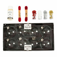Hobbyset Kerstballen Glitter
