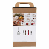 Hobbyset Kerstballen Glitter