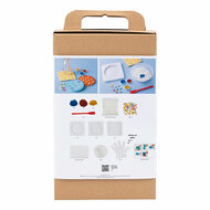 Hobbyset Gieten Tegels - Blauw, Rood en Geel