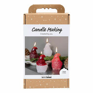Hobbyset Kaarsen Maken Kerstman - 4 Kaarsen