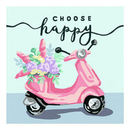 Ravensburger CreArt Schilderen op Nummer - Choose Happy