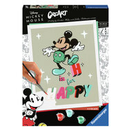 Ravensburger CreArt Schilderen op Nummer - H Is For Happy Mickey Mouse