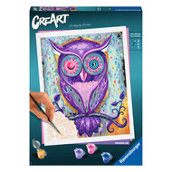 Ravensburger CreArt Schilderen op Nummer - Dreaming Owl