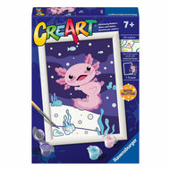 Ravensburger CreArt Schilderen op Nummer - Axolotl