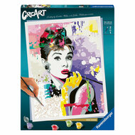 Ravensburger CreArt Schilderen op Nummer - Audrey Hepburn