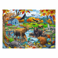 Ravensburger Legpuzzel Wildlife Gathering - 150 XXL st.