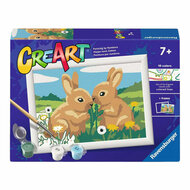 Ravensburger CreArt Schilderen op Nummer - Konijnen Vriendjes