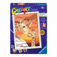 Ravensburger CreArt Schilderen op Nummer - Giraffen