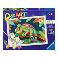 Ravensburger CreArt Schilderen op Nummer - Kameleon