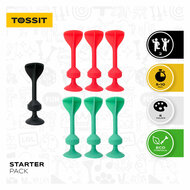 999 Games Tossit - Starter Pack - Rood-Turquoise