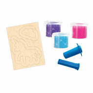 SES Klei - Unicorns Neon Glitter - 3 Kleipotjes