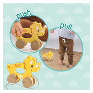 SES Houten Trekdier 2 in 1 - Triceratops