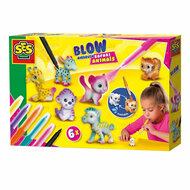 SES Blow Airbrush Pens - Safari Dieren, 6st.