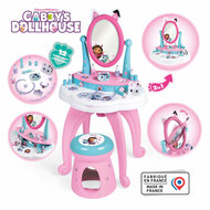 Smoby Gabby's Poppenhuis 2in1 Kaptafel met Kruk, 12dlg.