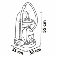 Smoby Schoonmaaktrolley met Stofzuiger