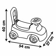 Smoby 2-in-1 Loopauto Ride On - Rood