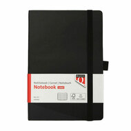 Notitieboek Quantore A5 flex lijn 192blz 80gr zwart