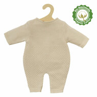 Meisjes Babypop met Gebreide Romper - 34cm