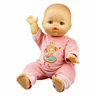 Meisjes Babypop met Velours Romper Prinses Emily - 34cm