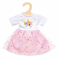 Meisjes Babypop met Eenhoornjurk Hannah - 34cm