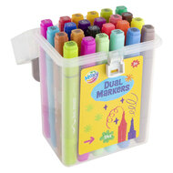 Dual Markers in Opbergbox - 24 stuks