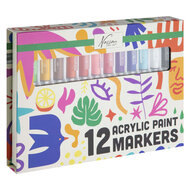 Nassau Grote Acryl Verfmarkers - 12st.