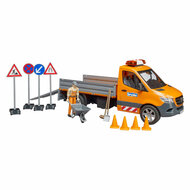 Bruder Mercedes Benz Sprinter Wegenwerken met Licht en Geluid - 1:16