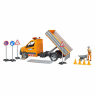 Bruder Mercedes Benz Sprinter Wegenwerken met Licht en Geluid - 1:16