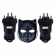 Black Panther Strijder Pakket - Masker en Handschoenen