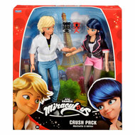 Miraculous Marinette &amp; Adrien Poppenset - 26 cm