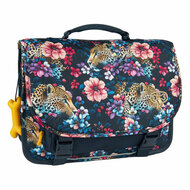 Stones and Bones Floral Ambush Indigo Cedar Schooltas