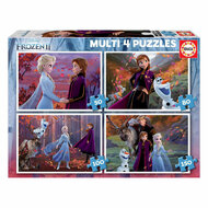Frozen 2 Legpuzzel 4-in-1 - 50-80-100-150st.