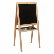 Jeujura Houten Dubbelzijdig Krijt en Whiteboard