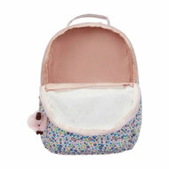 Kipling Seoul Laptop Rugzak - Digi Flower Print