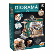 Houten Bouwpakket Diorama Caf?? - 120dlg.