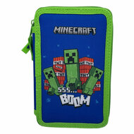 Minecraft Gevuld Etui met 2 Vakken
