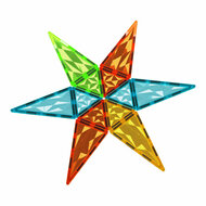 Geomag Magnetische Tegels Edelstenen Raket Set - 32dlg.