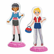 Quercetti Magnetische Mode Aankleedpop Best Friends - 57dlg.