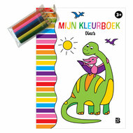 Kleurboek met Potloodjes - Dinosaurussen