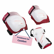 HUDORA Biomechanische Elleboog- en Kniebeschermer Set Comfort S - Roze
