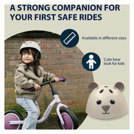 HUDORA Kinderhelm Beary Mokka - Maat 48-52