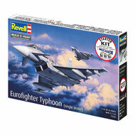 Revell Modelbouwpakket Starter Kit Eurofighter Typhoon (single seater) 1:144 - 63dlg.