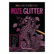 Magische Kraskaarten: Roze Glitter