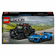 LEGO Speed Champions 77264 Jaguar Project 7 en Land Rover Defender