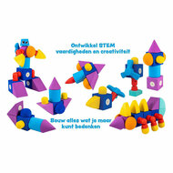Blockaroo Magnetische Foam Blokken, 60dlg.