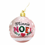 Kinder Kerstballen Minnie Mouse Roze, 6st.
