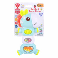 Playgo Rammel &amp; Draai Zebra Rammelaar