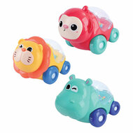Playgo Zoom &amp; Bounce Dierenauto's - 3st.