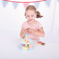 Bigjigs Houten Etagere met Taartjes - Foto 6