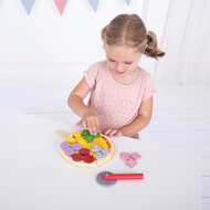 Bigjigs Houten Pizza met Beleg - Foto 8